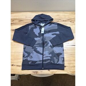 Adidas Men's Camo Full Zip Up Hoodie Sweatshirt Size Large